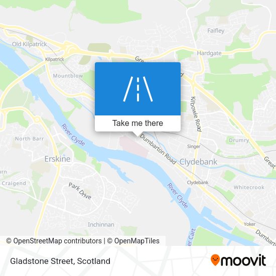 Gladstone Street map