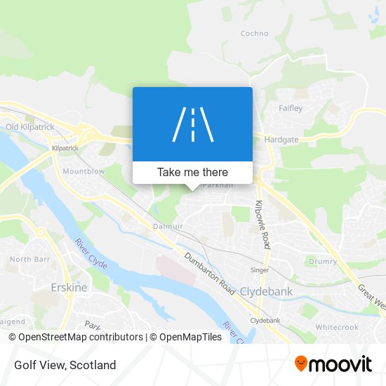 Golf View map