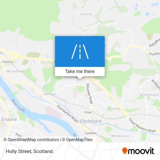 Holly Street map