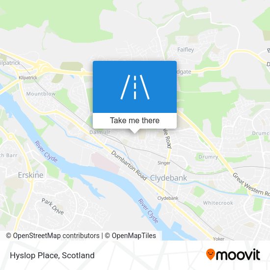 Hyslop Place map