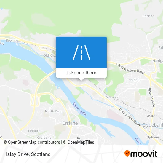 Islay Drive map