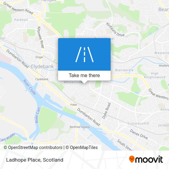 Ladhope Place map