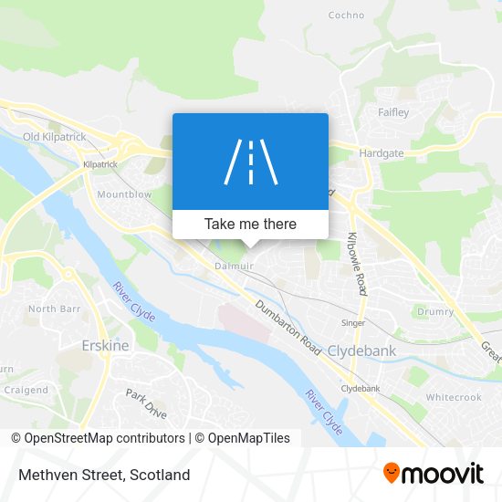 Methven Street map