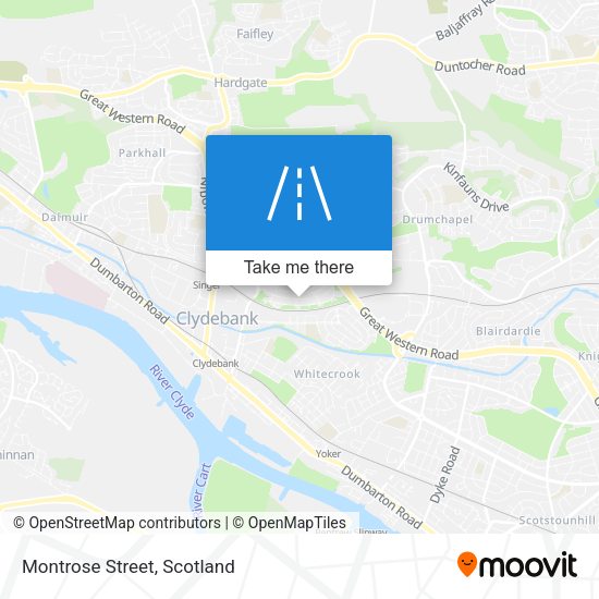 Montrose Street map