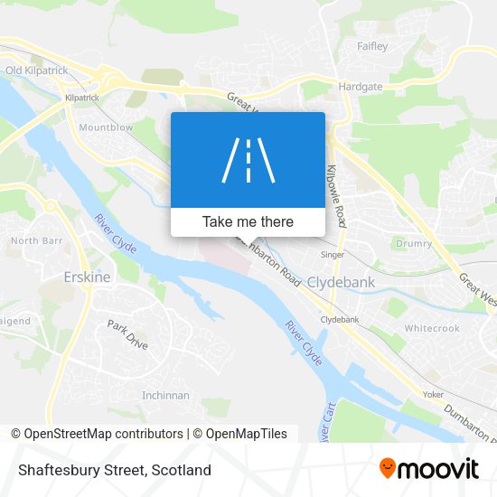 Shaftesbury Street map