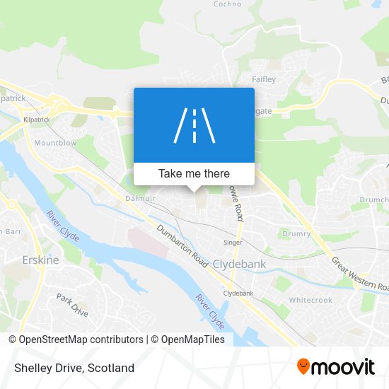 Shelley Drive map