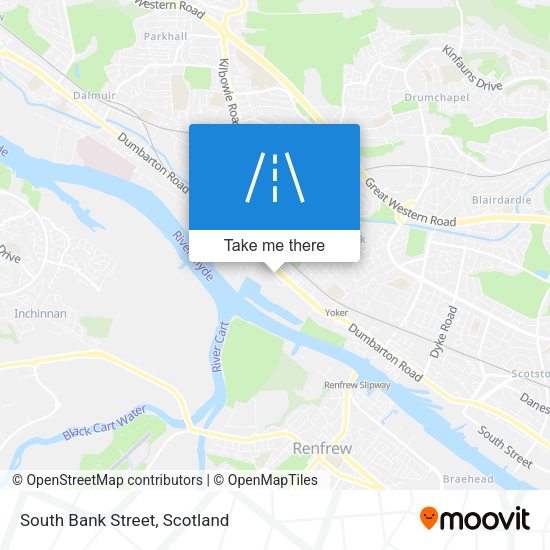 South Bank Street map