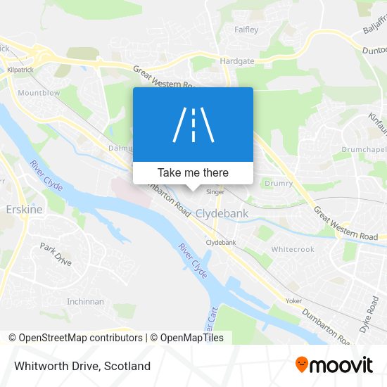 Whitworth Drive map