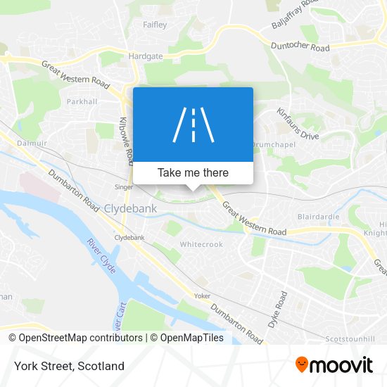 York Street map