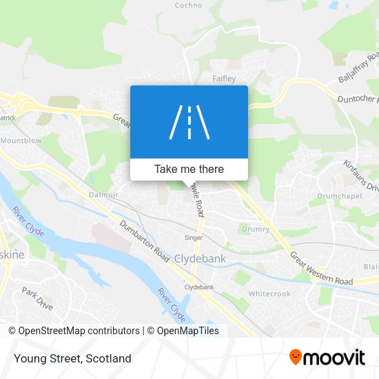 Young Street map
