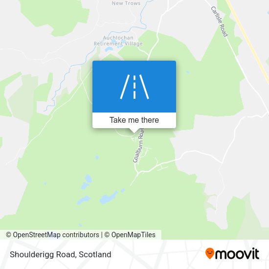 Shoulderigg Road map