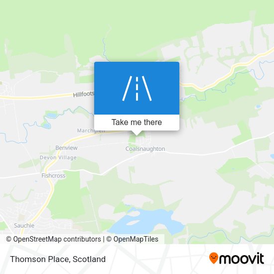 Thomson Place map