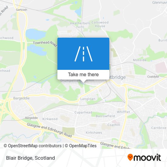 Blair Bridge map