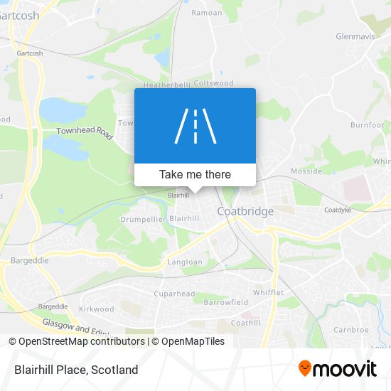 Blairhill Place map