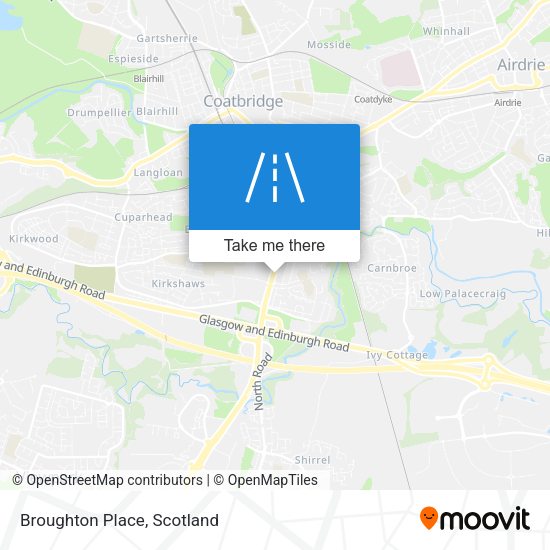 Broughton Place map