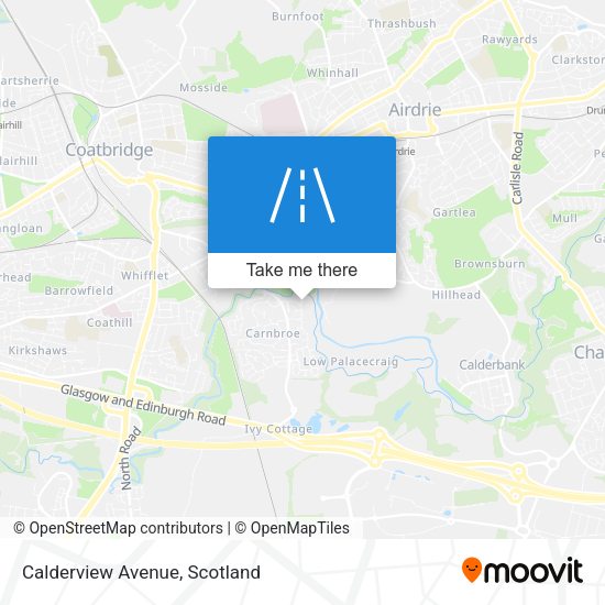 Calderview Avenue map