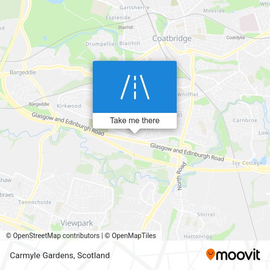 Carmyle Gardens map