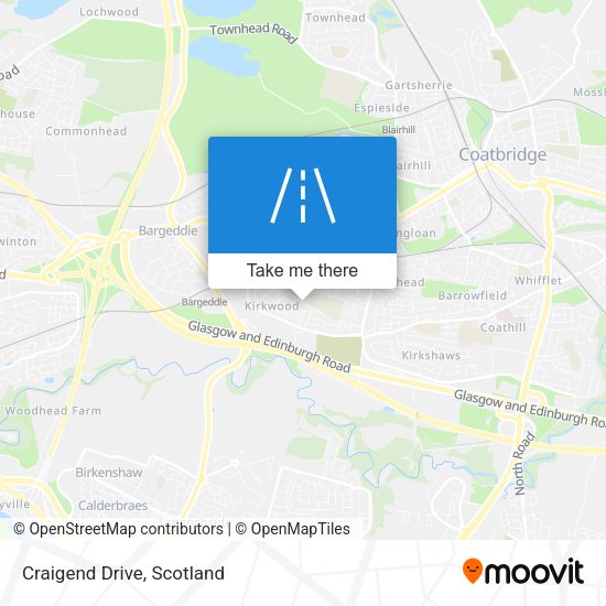 Craigend Drive map
