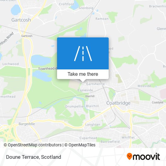 Doune Terrace map