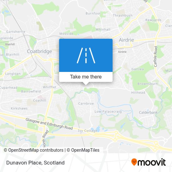Dunavon Place map