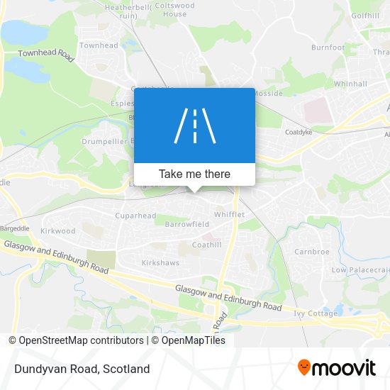 Dundyvan Road map