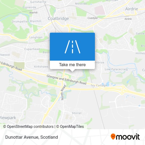 Dunottar Avenue map