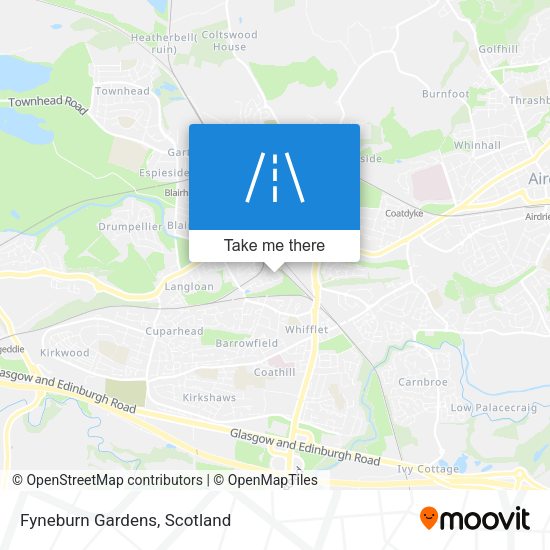 Fyneburn Gardens map