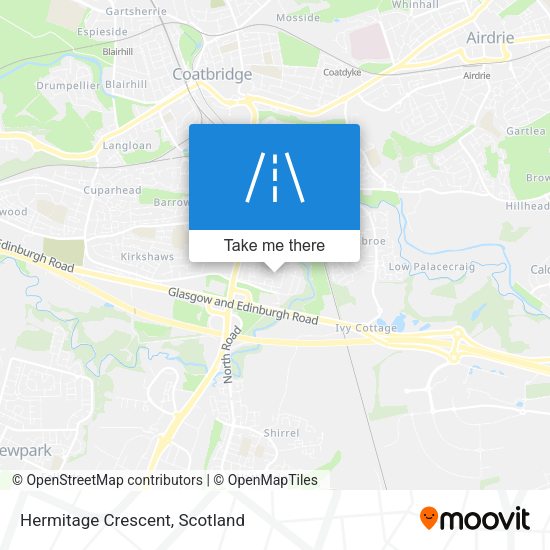 Hermitage Crescent map