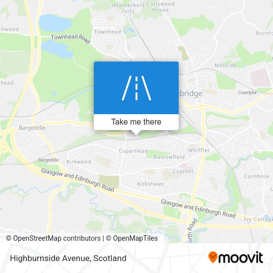 Highburnside Avenue map