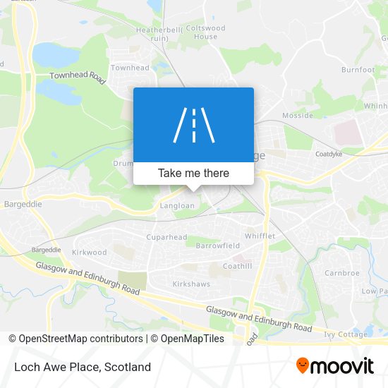 Loch Awe Place map