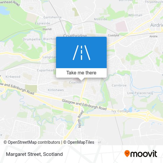 Margaret Street map