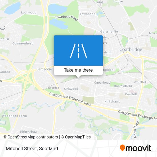 Mitchell Street map