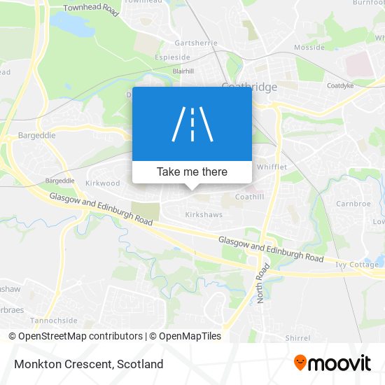 Monkton Crescent map