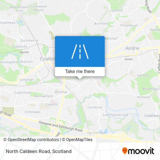 North Caldeen Road map