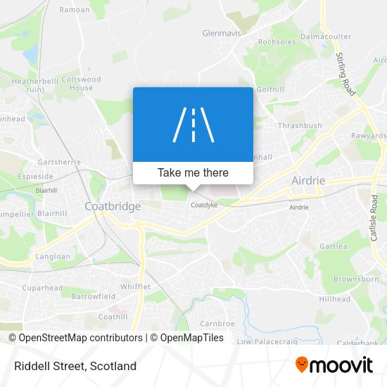 Riddell Street map