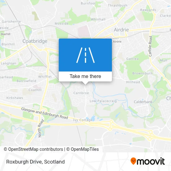 Roxburgh Drive map