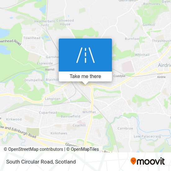 South Circular Road map