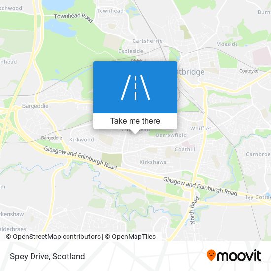 Spey Drive map