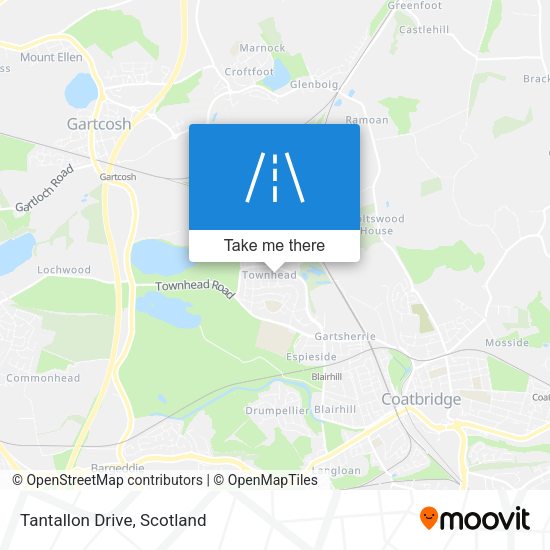 Tantallon Drive map