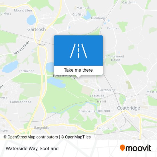 Waterside Way map
