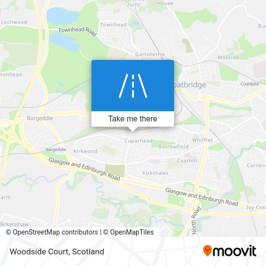 Woodside Court map
