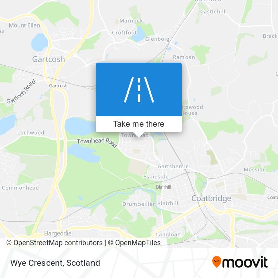 Wye Crescent map