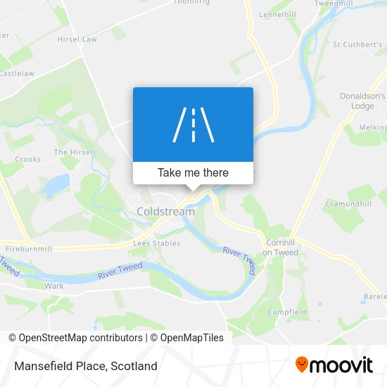 Mansefield Place map