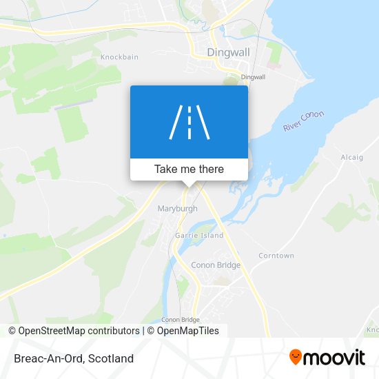 Breac-An-Ord map