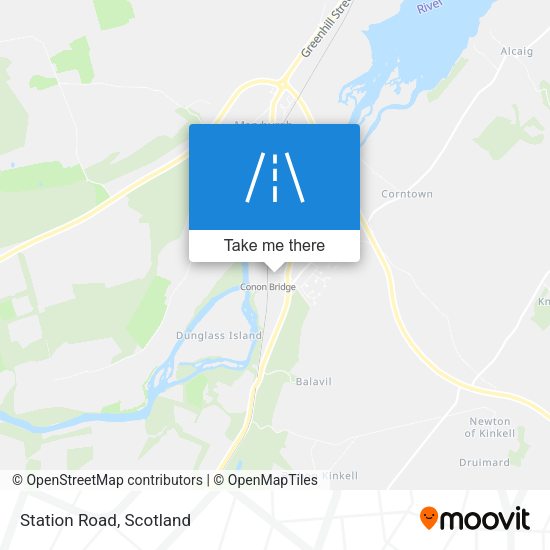 Station Road map