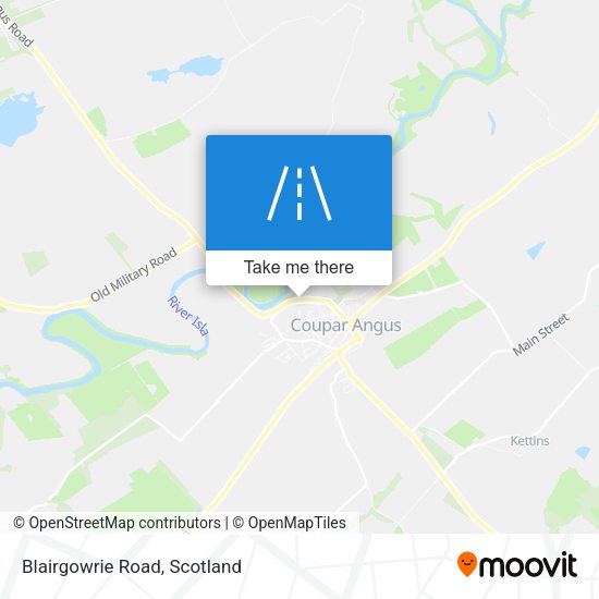 Blairgowrie Road map