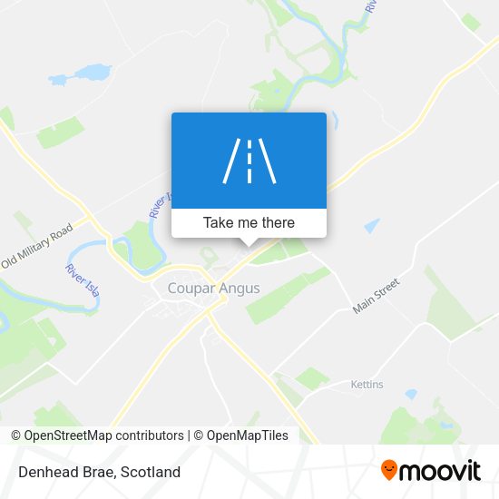Denhead Brae map