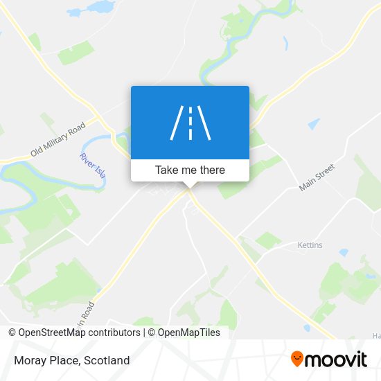 Moray Place map