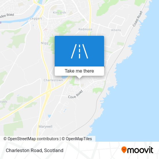 Charleston Road map