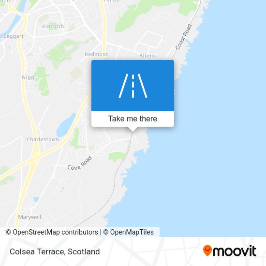 Colsea Terrace map